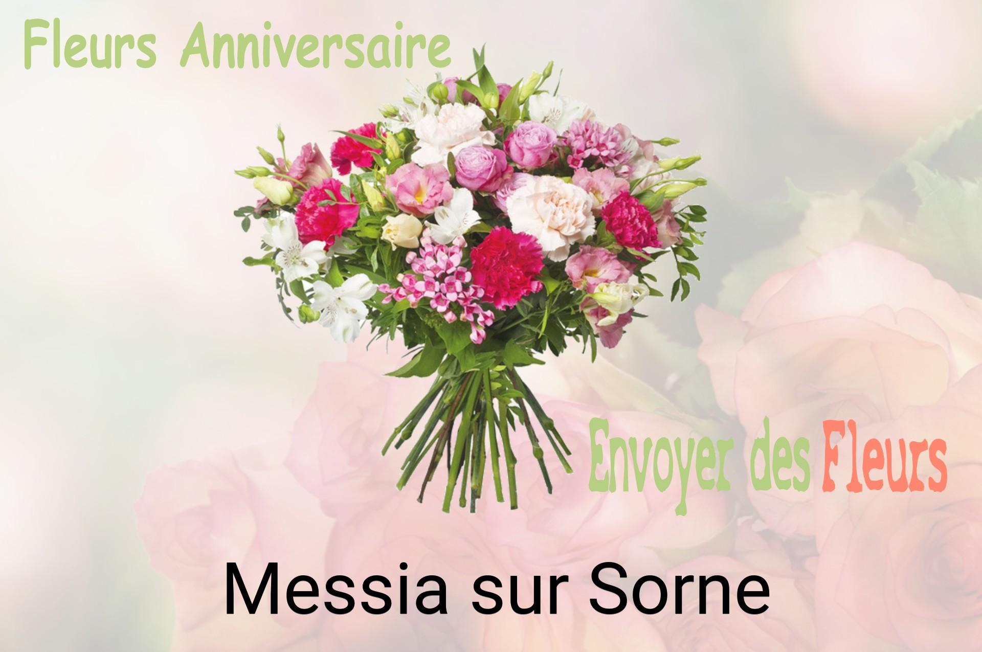 Bouquet de fleurs d’anniversaire livré à Messia-sur-Sorne