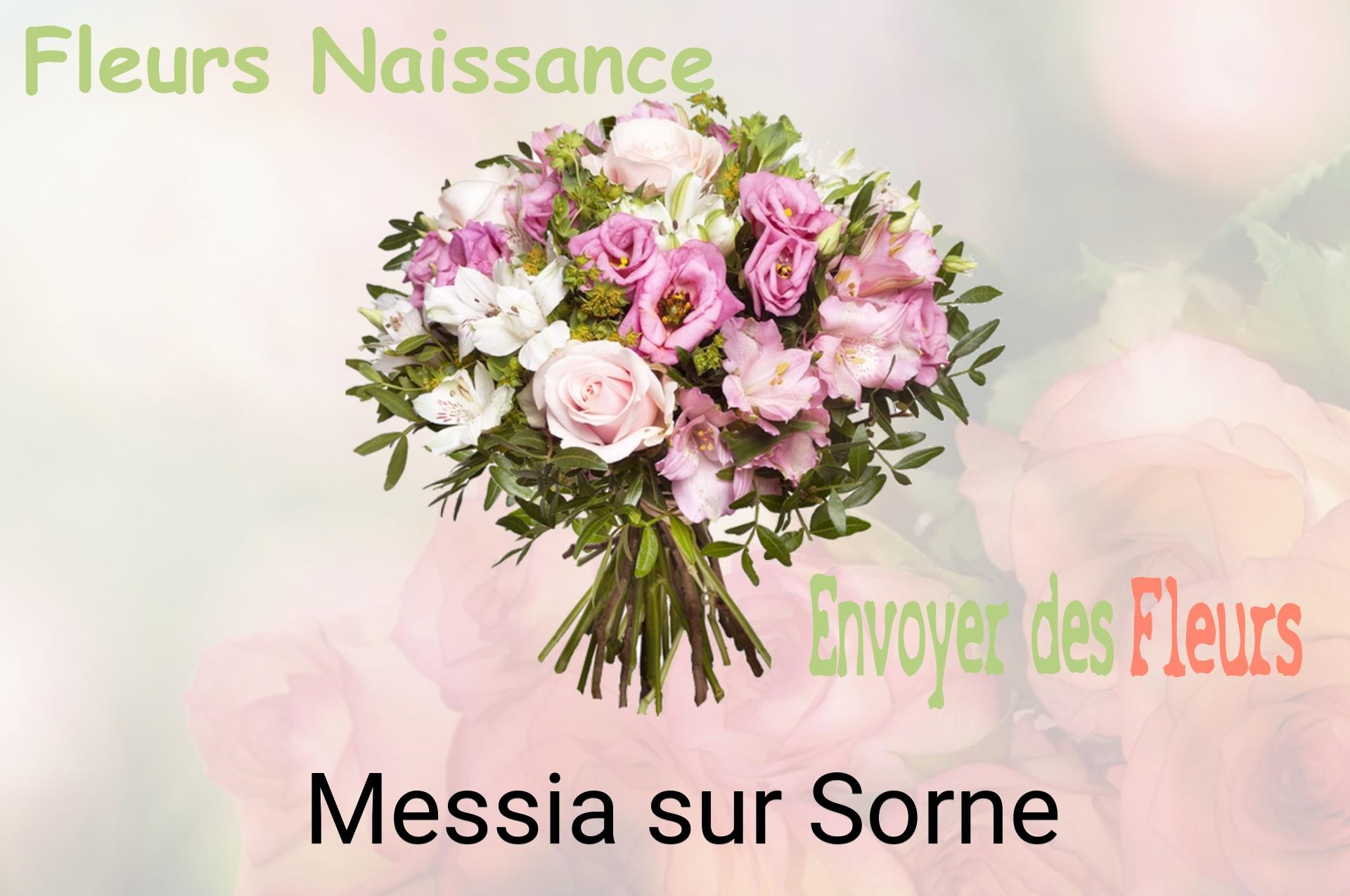 Bouquet de fleurs de naissance livré à Messia-sur-Sorne